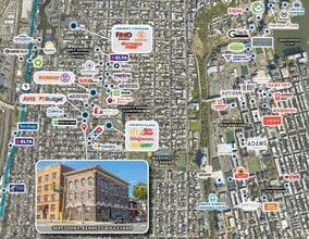 69 Hague St, Jersey City, NJ - AERIAL map view