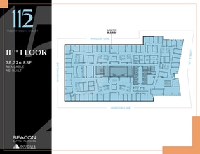 1152 15th St NW, Washington, DC for lease Floor Plan- Image 1 of 3