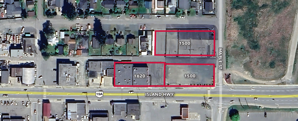 1500 & 1620 Island Highway portfolio of 2 properties for sale on LoopNet.com Aerial- Image 1 of 2