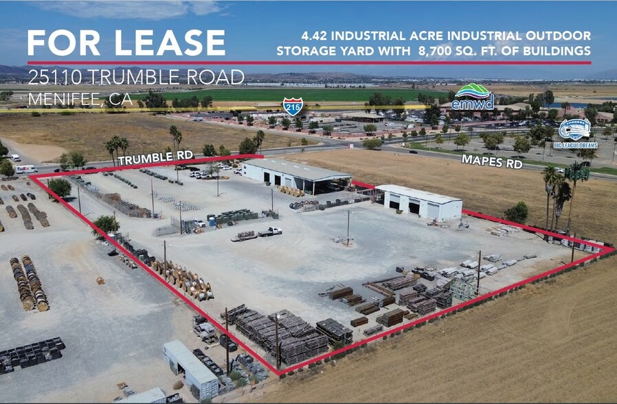 25110 Trumble Rd, Menifee, CA for lease - Building Photo - Image 1 of 3