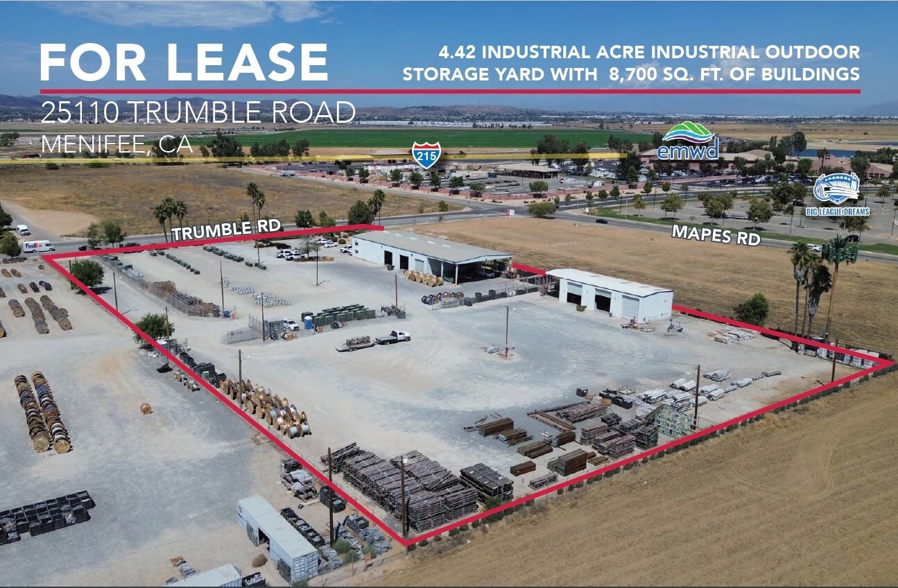 25110 Trumble Rd, Menifee, CA for lease Building Photo- Image 1 of 4