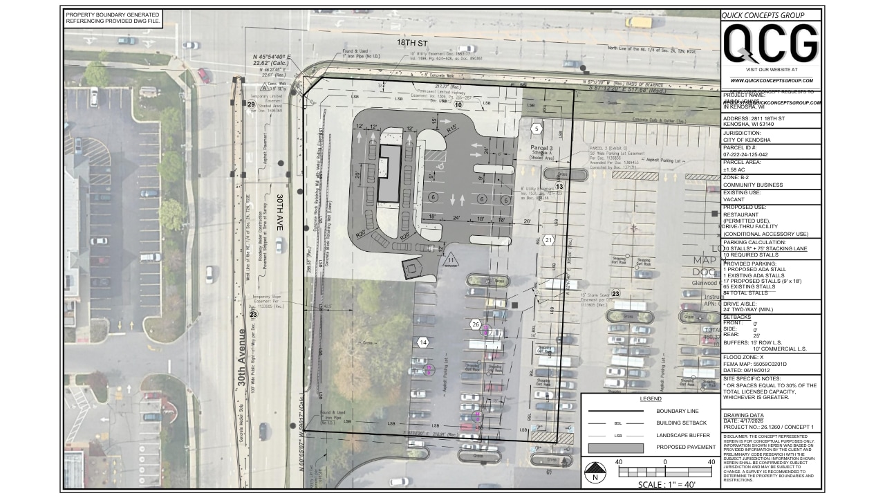 2931 18th St, Kenosha, WI for lease Floor Plan- Image 1 of 2