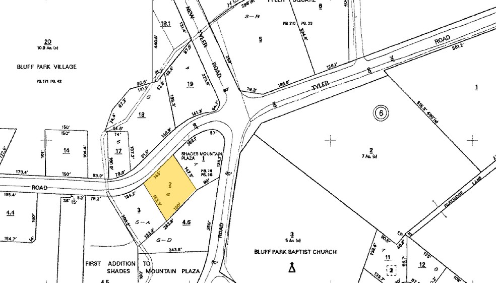 2170 Clearbrook Rd, Birmingham, AL for sale - Plat Map - Image 3 of 3