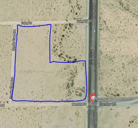 Adobe Rd, Twentynine Palms, CA for sale - Building Photo - Image 1 of 1