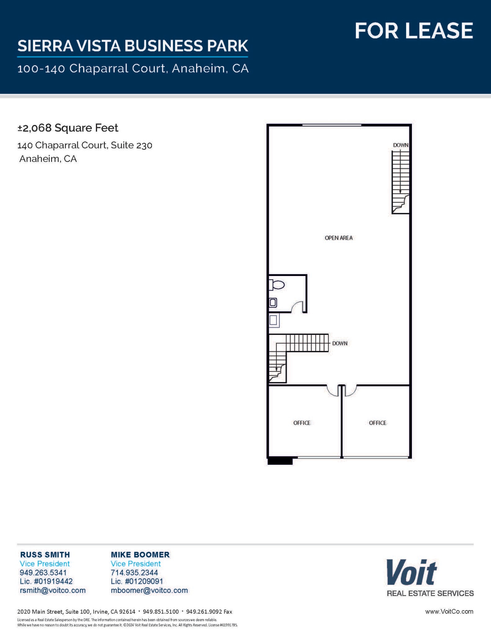 130 Chaparral Ct, Anaheim, CA for lease Floor Plan- Image 1 of 1
