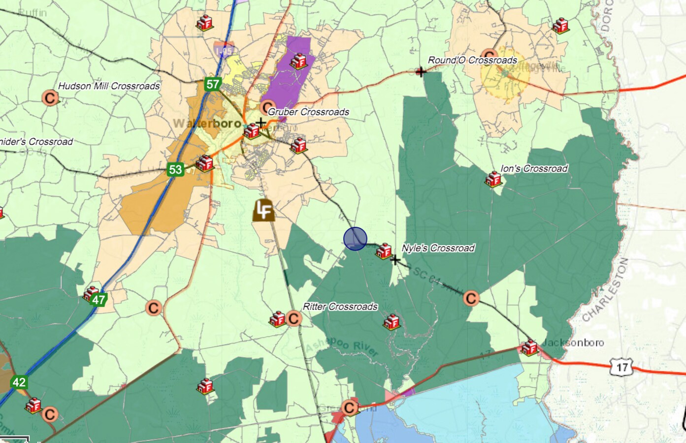 Charleston Hwy, Walterboro, SC 29488 0 Charleston Hwy Walterboro