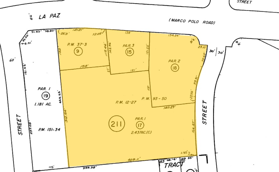 25250 La Paz Rd, Laguna Hills, CA for lease - Plat Map - Image 2 of 20