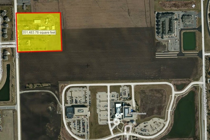 12445 S 248th Ave, Plainfield, IL for sale - Aerial - Image 1 of 3