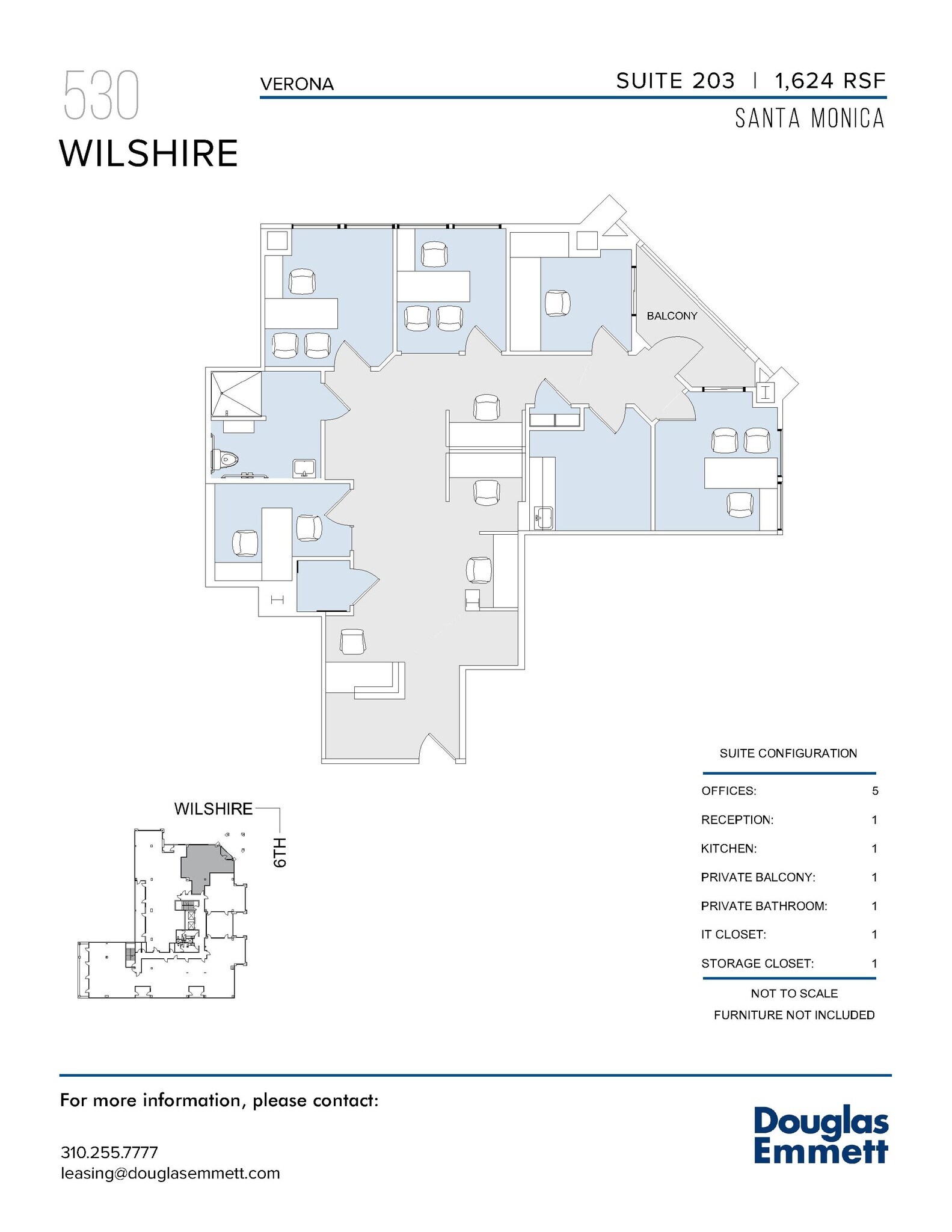 530 Wilshire Blvd, Santa Monica, CA for lease Floor Plan- Image 1 of 1