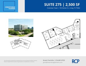 105 Decker Ct, Irving, TX for lease Floor Plan- Image 2 of 2