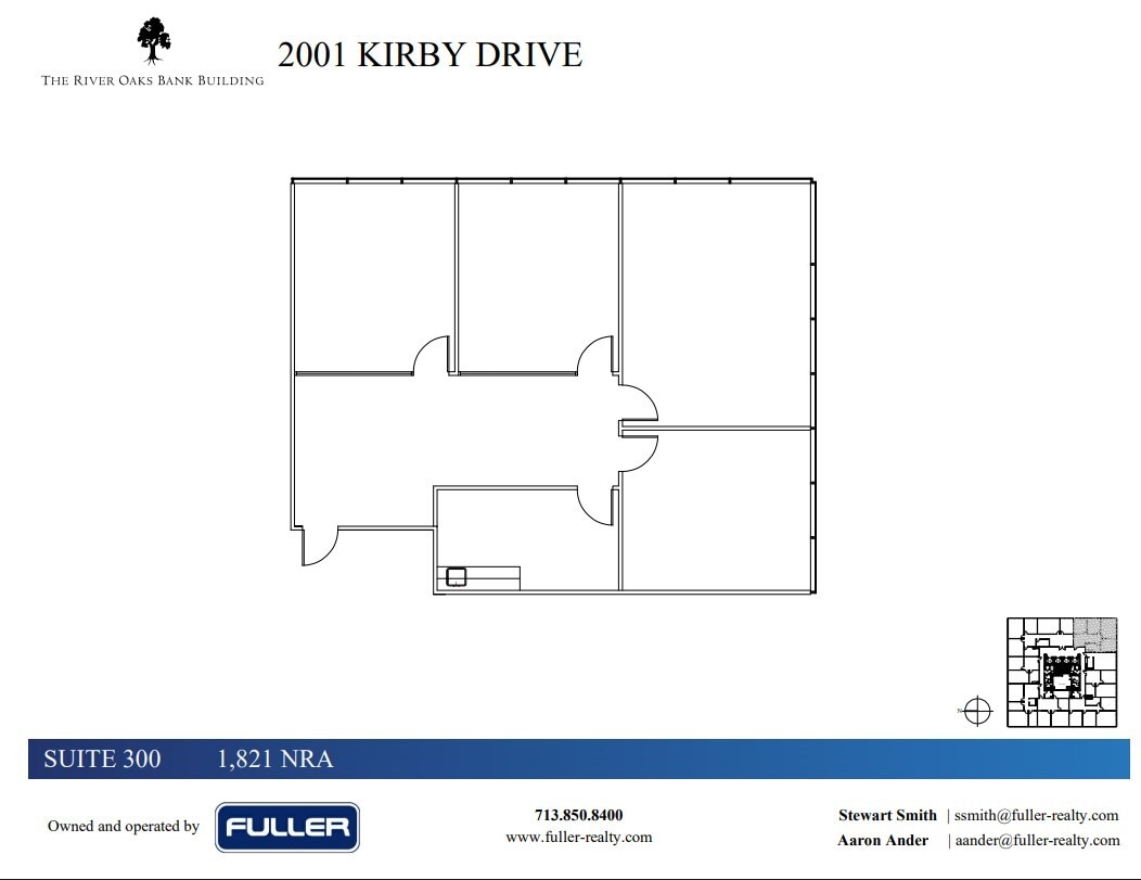 2001 Kirby Dr, Houston, TX for lease Floor Plan- Image 1 of 1