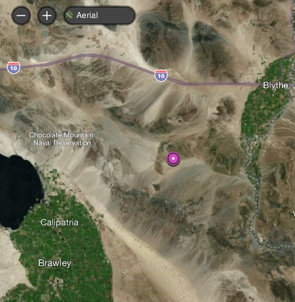 Vacant Desert Land, Winterhaven, CA for sale - Building Photo - Image 2 of 2