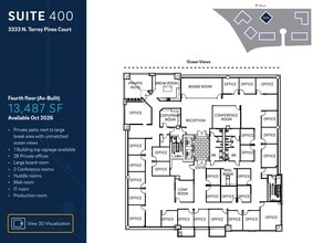 3333 N Torrey Pines Ct, La Jolla, CA for lease Floor Plan- Image 1 of 5