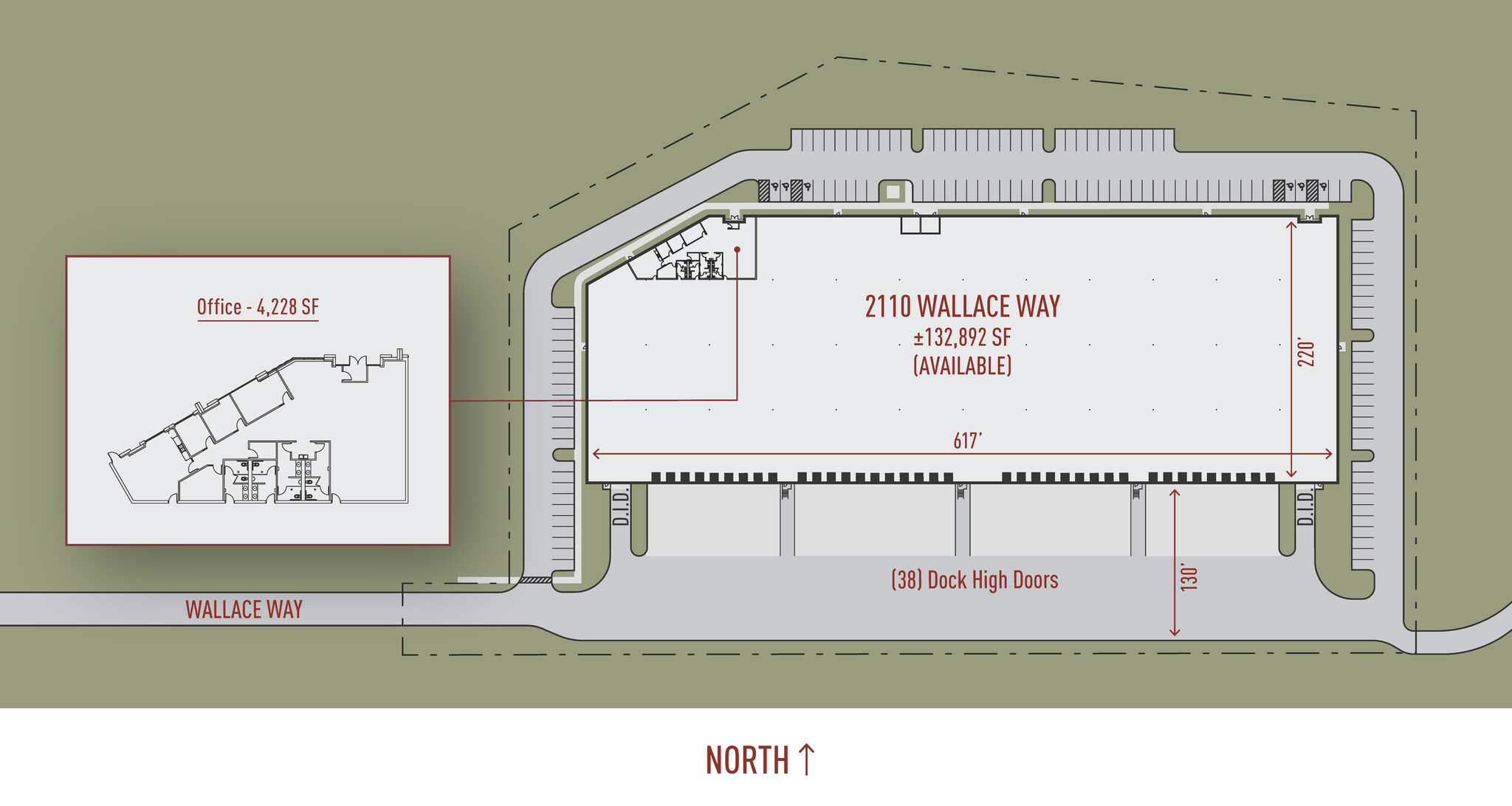 2110 Wallace Way, Woodridge, IL for lease Site Plan- Image 1 of 1