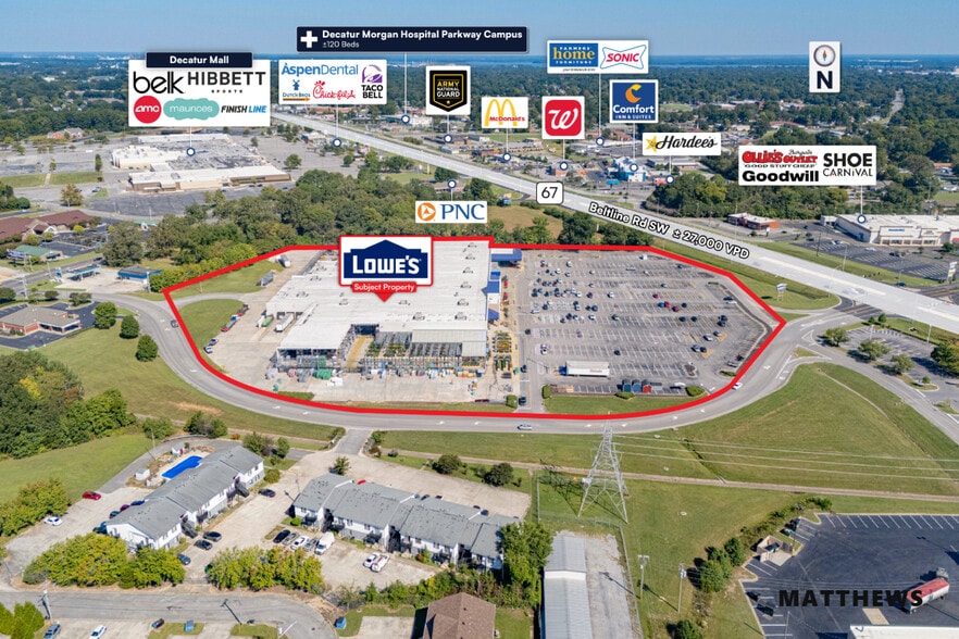 1641 Beltline Rd SW, Decatur, AL for sale - Building Photo - Image 2 of 3