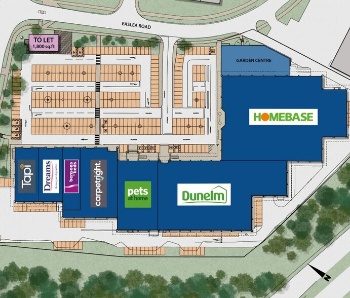 Greyfriars Rd, Bury St Edmunds for lease - Site Plan - Image 1 of 2