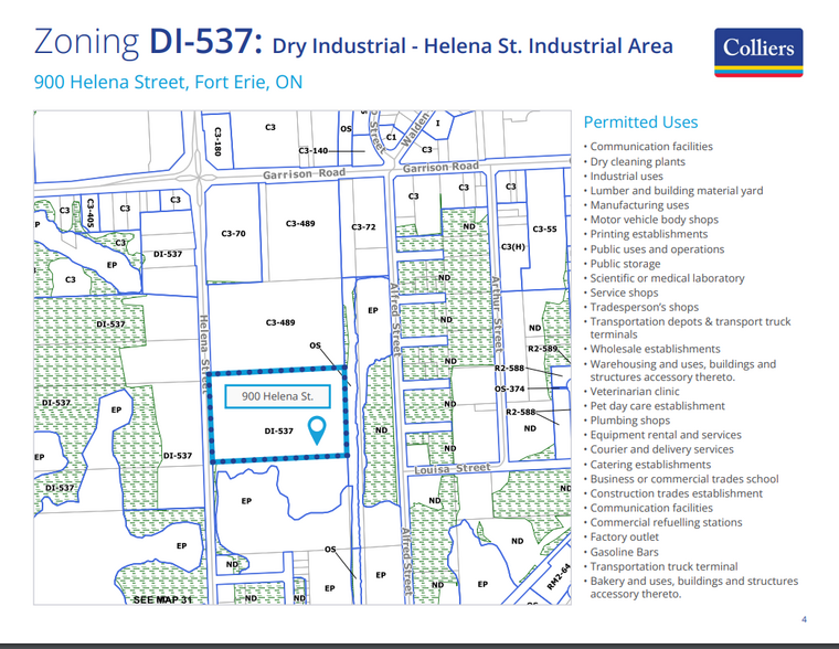 900 Helena St, Fort Erie, ON for sale - Site Plan - Image 1 of 1