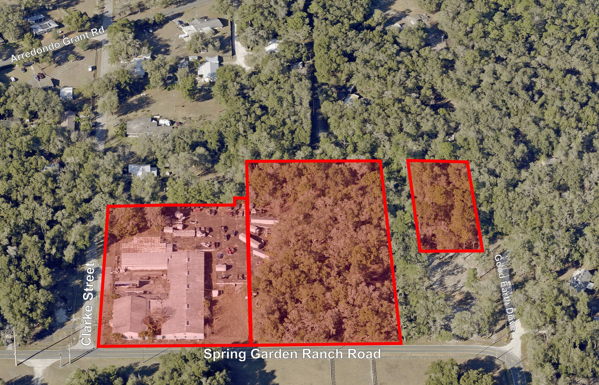 1275 Spring Garden Ranch Rd, De Leon Springs, FL for sale Aerial- Image 1 of 1