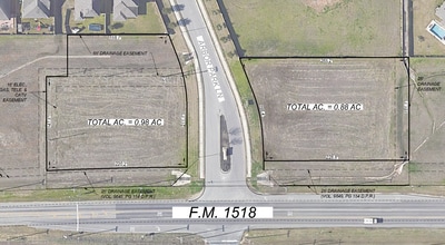 FM 1518, Schertz, TX - AERIAL  map view - Image1