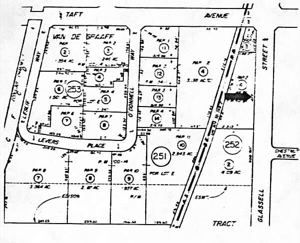 1650 N Glassell St, Orange, CA for lease - Plat Map - Image 3 of 12