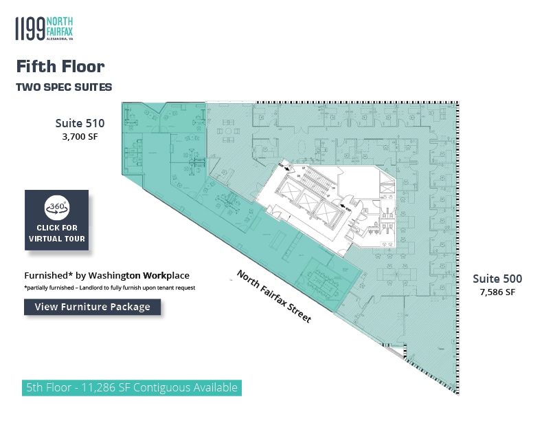 1199 N Fairfax St, Alexandria, VA for lease Floor Plan- Image 1 of 1