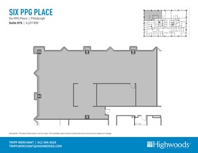 1 PPG Pl, Pittsburgh, PA for lease Site Plan- Image 1 of 1