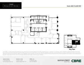 1355 Peachtree St NE, Atlanta, GA for lease Floor Plan- Image 1 of 1