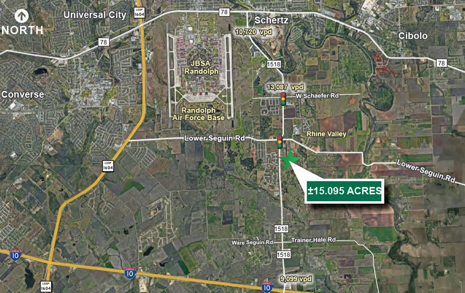9120 E FM 1518, Schertz, TX 78154 15 acre Schertz Development
