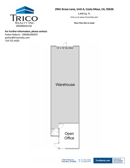 2930-2941 Grace Ln, Costa Mesa, CA for lease - Floor Plan - Image 3 of 3