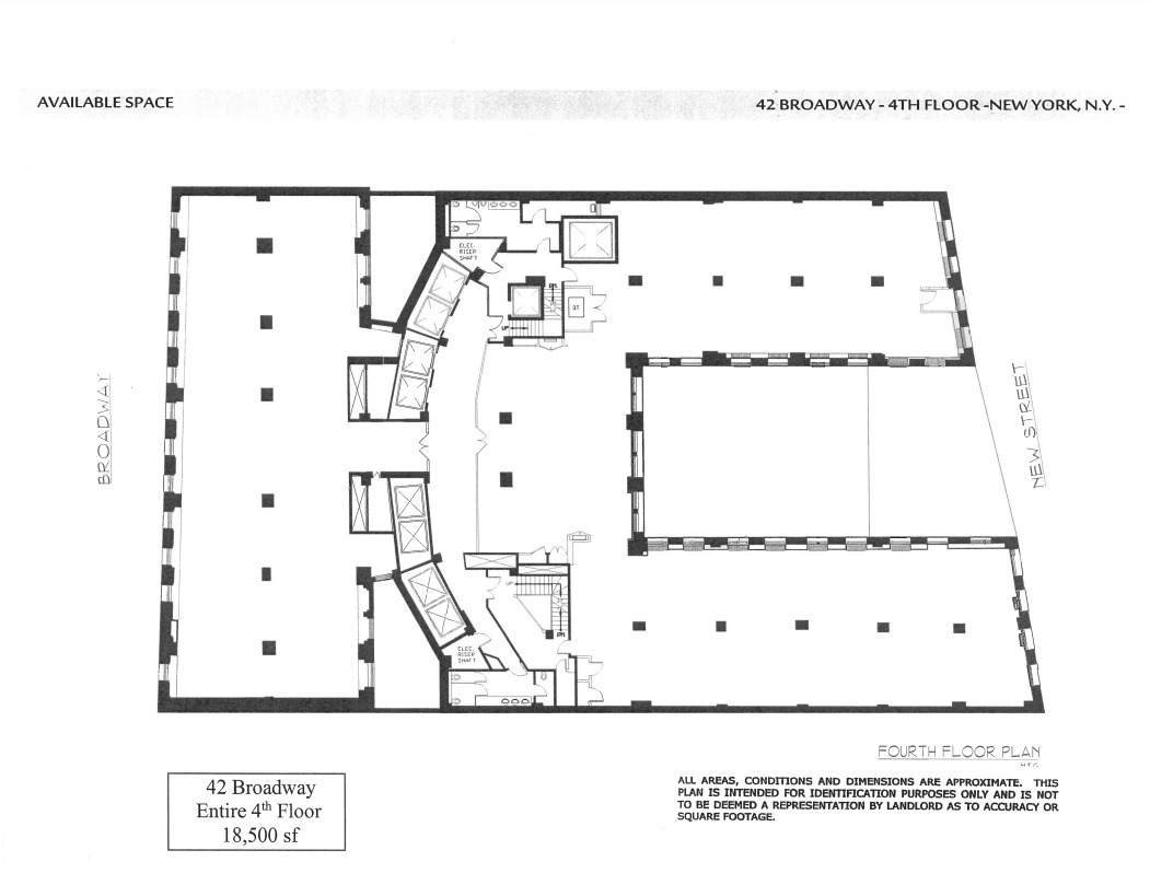 42 Broadway, New York, NY for lease Floor Plan- Image 1 of 1