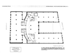 42 Broadway, New York, NY for lease Floor Plan- Image 1 of 1