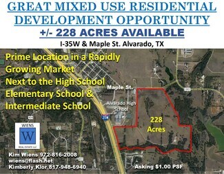 More details for Maple St, Alvarado, TX - Land for Sale