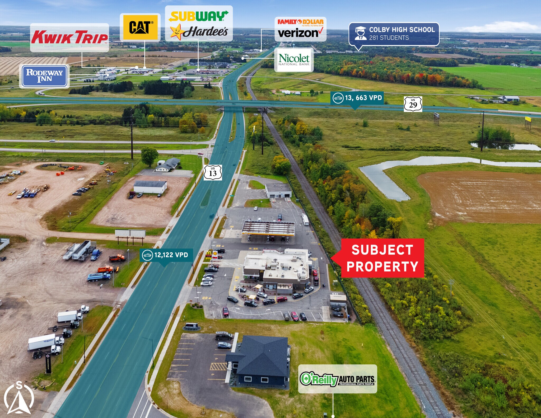 601 S 4th St, Abbotsford, WI 54405 22Year McDonald’s Ground Lease