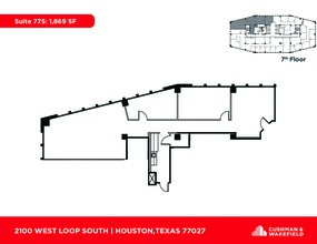 2100 West Loop South, Houston, TX for lease Floor Plan- Image 1 of 1