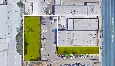 7129-7133 Vineland Ave, North Hollywood, CA - aerial  map view - Image1