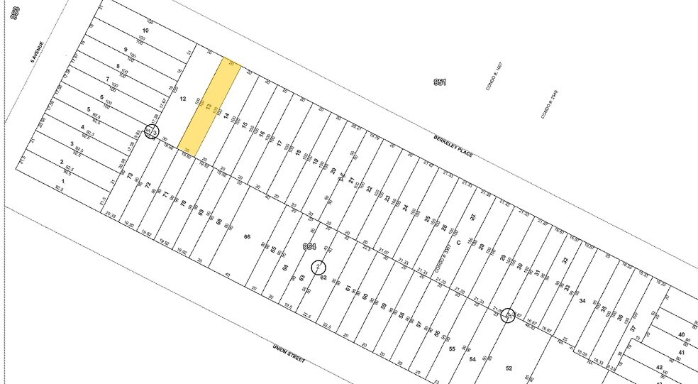 102 Berkeley Pl, Brooklyn, NY for sale - Plat Map - Image 1 of 1