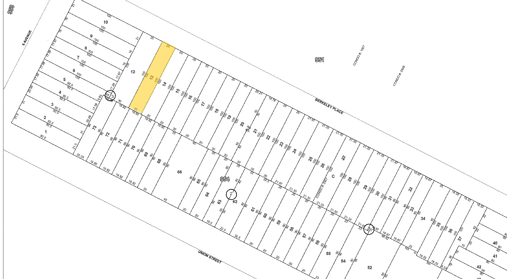 102 Berkeley Pl, Brooklyn, NY for sale Plat Map- Image 1 of 1
