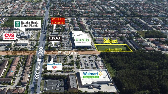 Coral Way & SW 147th Ave, Miami, 33185, Miami, FL for sale - Building Photo - Image 1 of 1