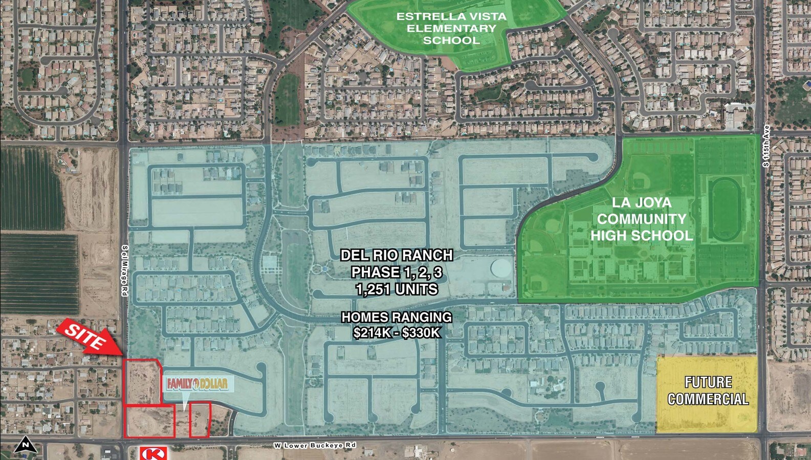 El Mirage Rd & Lower Buckey Rd, Avondale, AZ 85323