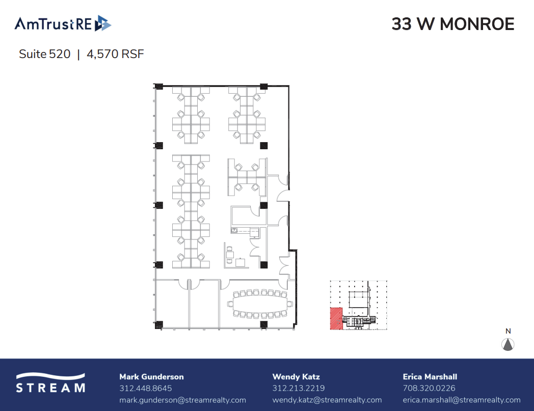 33 W Monroe St, Chicago, IL for lease Floor Plan- Image 1 of 1