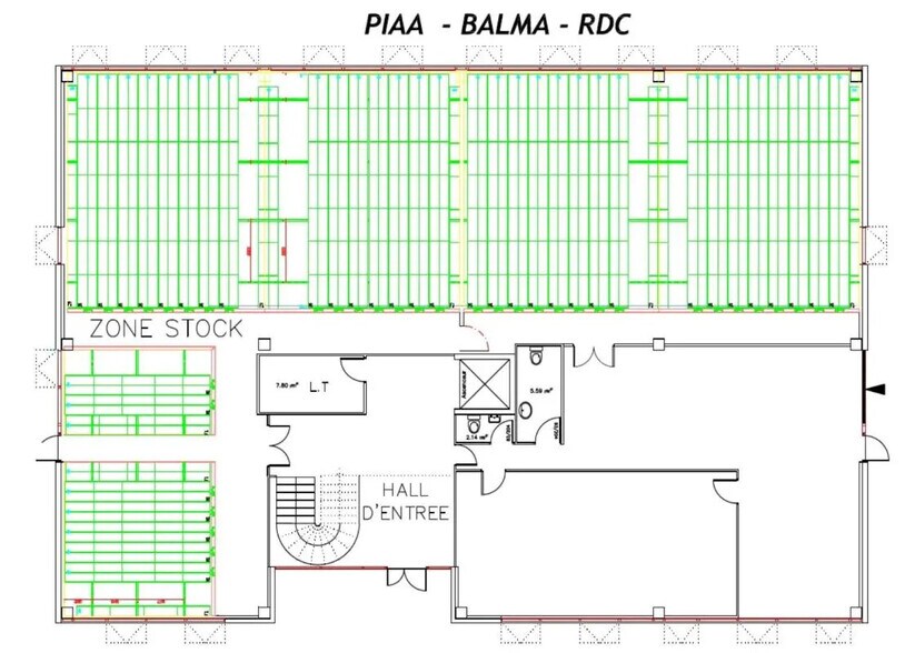 Office in Balma for lease - Floor Plan - Image 2 of 4