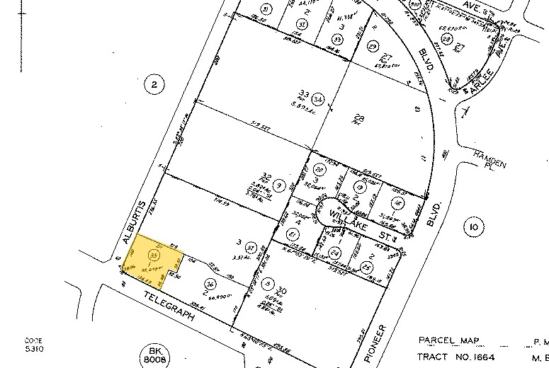 11701 Telegraph Rd, Santa Fe Springs, CA for lease - Plat Map - Image 3 of 3