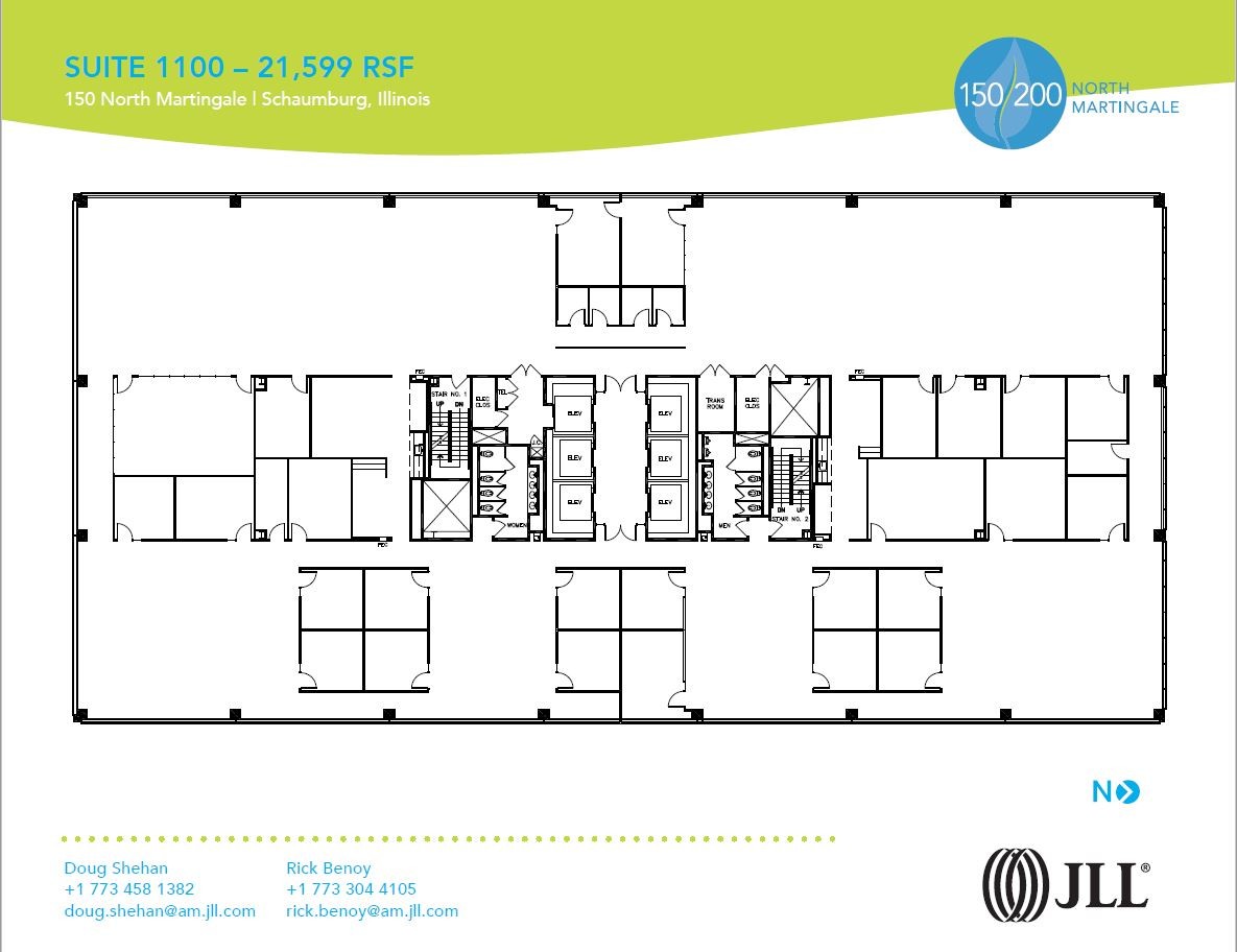 150 N Martingale Rd, Schaumburg, IL for lease Floor Plan- Image 1 of 1