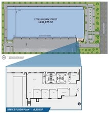 17783 Indian St, Moreno Valley, CA for lease Floor Plan- Image 1 of 1