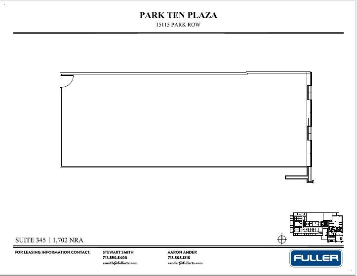 15115 Park Row, Houston, TX for lease Floor Plan- Image 1 of 1