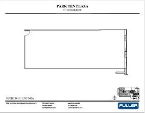 15115 Park Row, Houston, TX for lease Floor Plan- Image 1 of 1