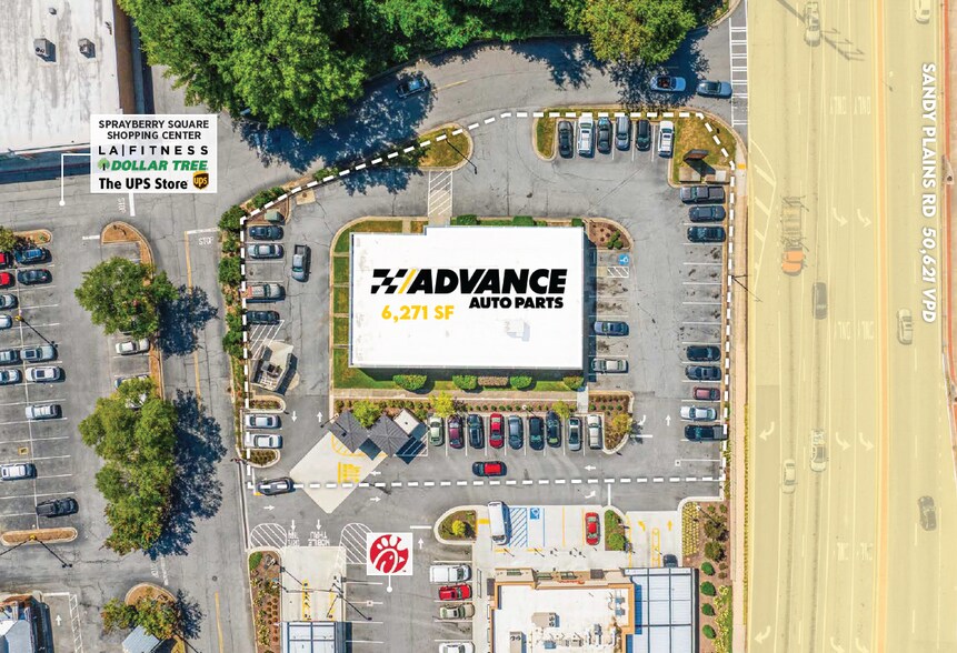 2520 Sandy Plains Rd, Marietta, GA for sale - Building Photo - Image 2 of 5