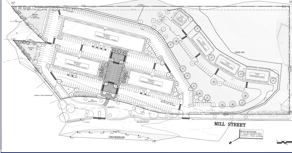 195 Mill St, Worcester, MA for sale - Site Plan - Image 1 of 5
