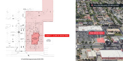 121 E Foothill Blvd, Upland, CA for lease Site Plan- Image 1 of 1