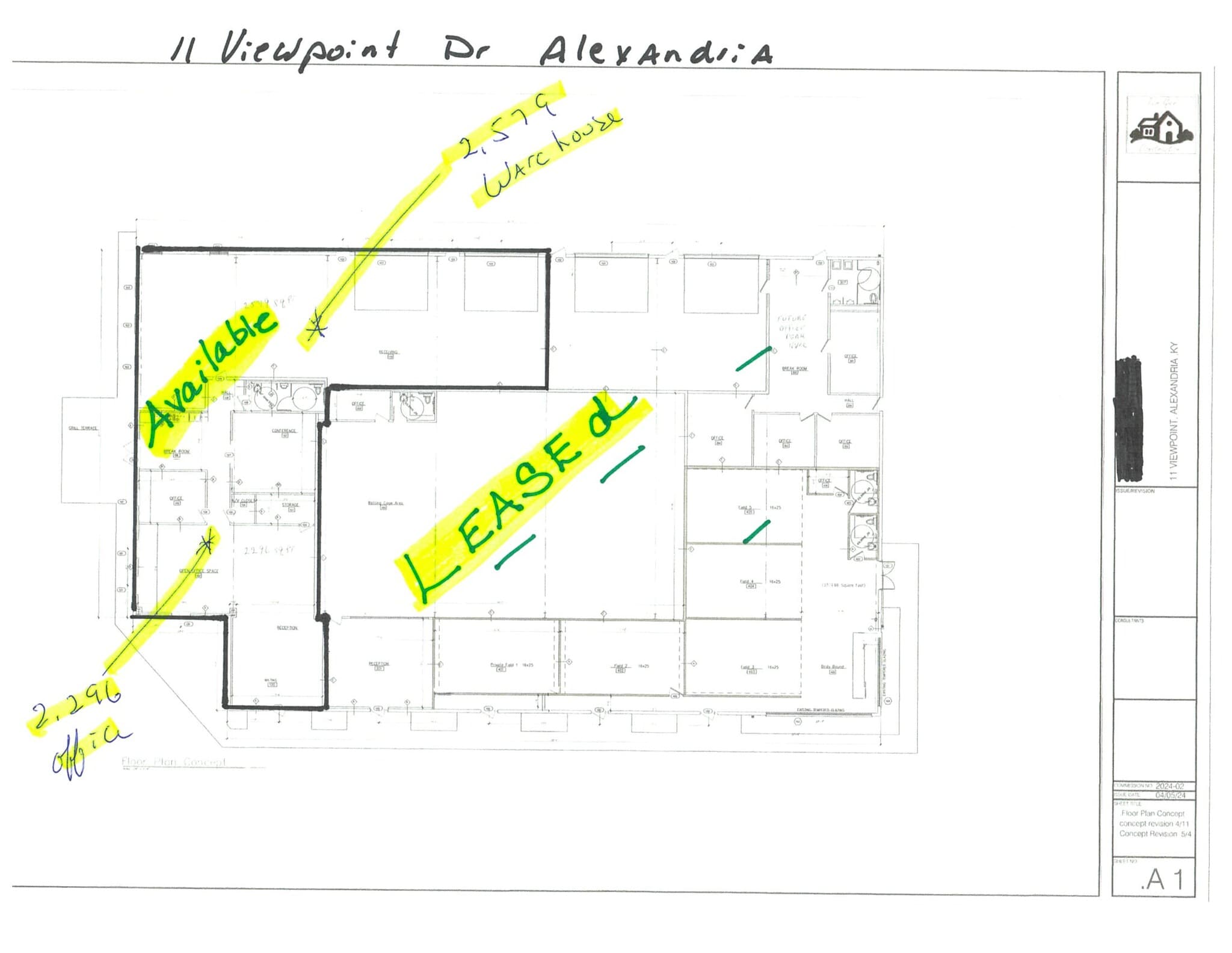 11 Viewpoint Dr, Alexandria, KY for lease Site Plan- Image 1 of 7